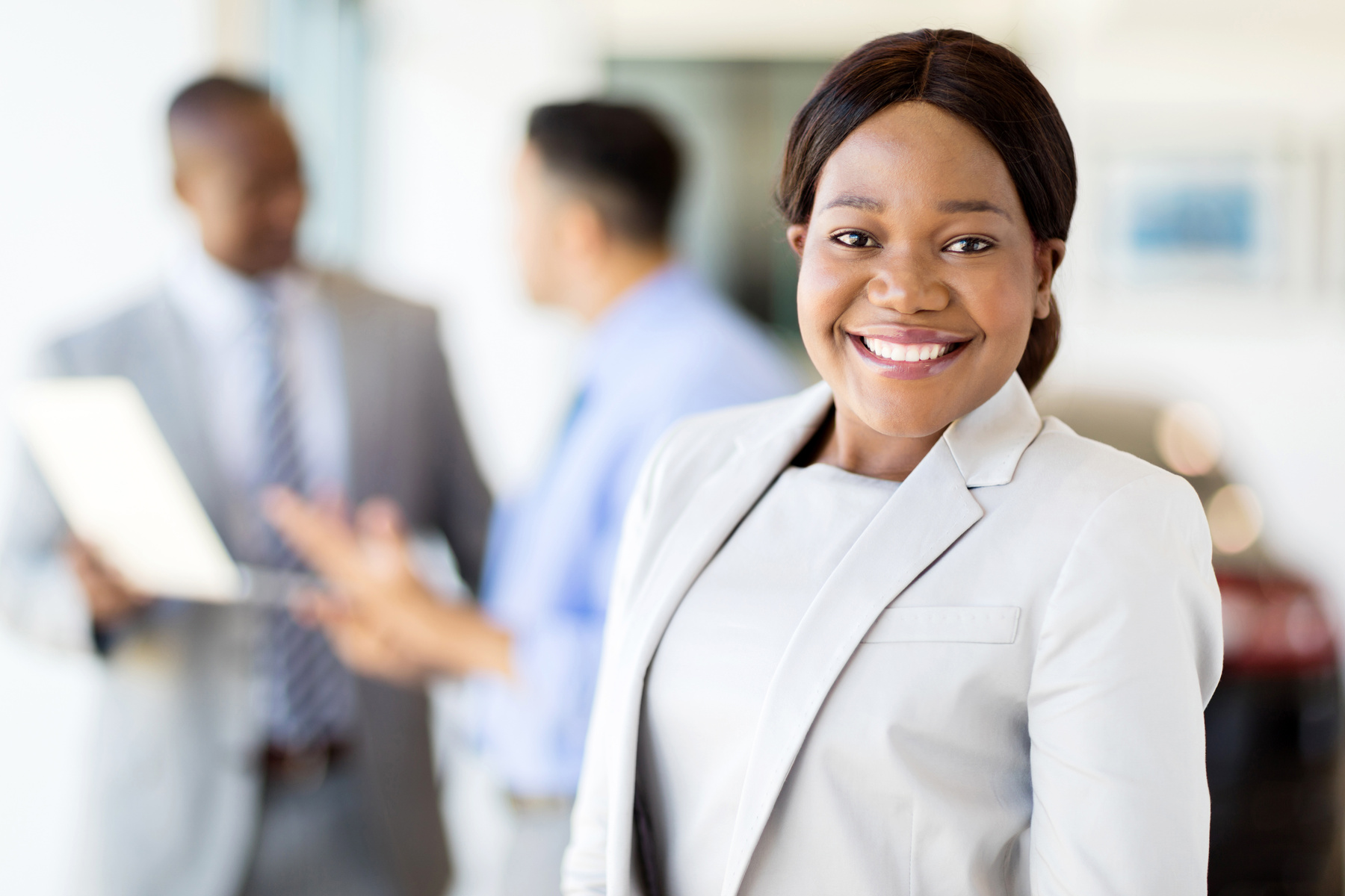 african american female vehicle sales consultant